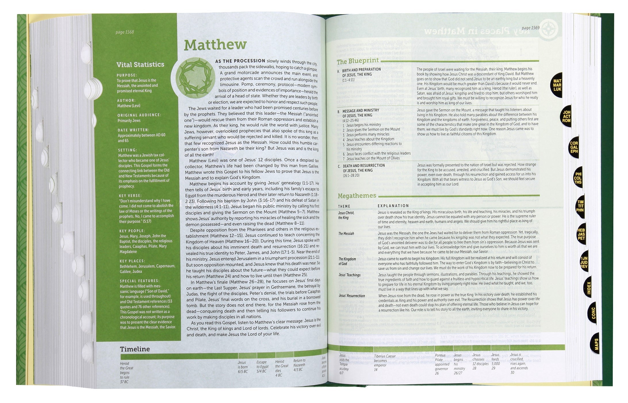 NLT Life Application Study Bible, 3rd Edition, Indexed, Red Letter Edition