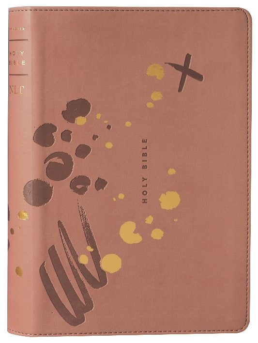 NLT Thinline Reference Bible Brushed Pink Red Letter (Filament Enabled Edition)