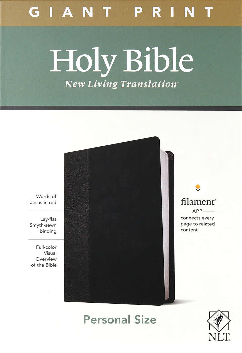 NLT Personal Size Giant Print Bible Filament Enabled Edition