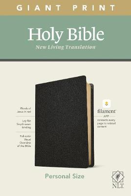 Giant Print Bible in black, red letter edition, for personal use