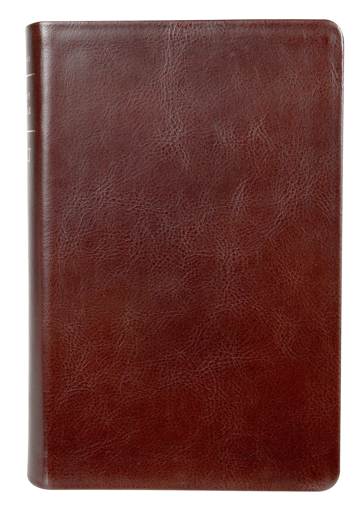 New Living Translation Personal Size Giant Print Bible in brown leather with Filament Enabled technology