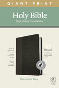 NLT Personal Size Giant Print Bible Filament Enabled Edition Indexed Black/Onyx (Red Letter Edition)