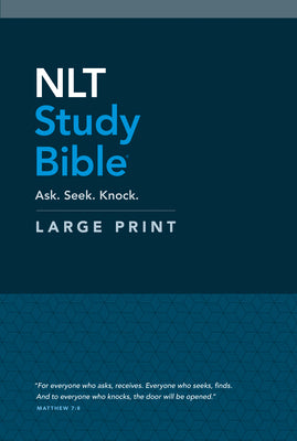 NLT Study Bible Large Print Edition with detailed notes