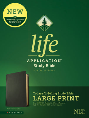 NLT Life Application Study Bible 3rd Edition Large Print Black Red Letter Edition