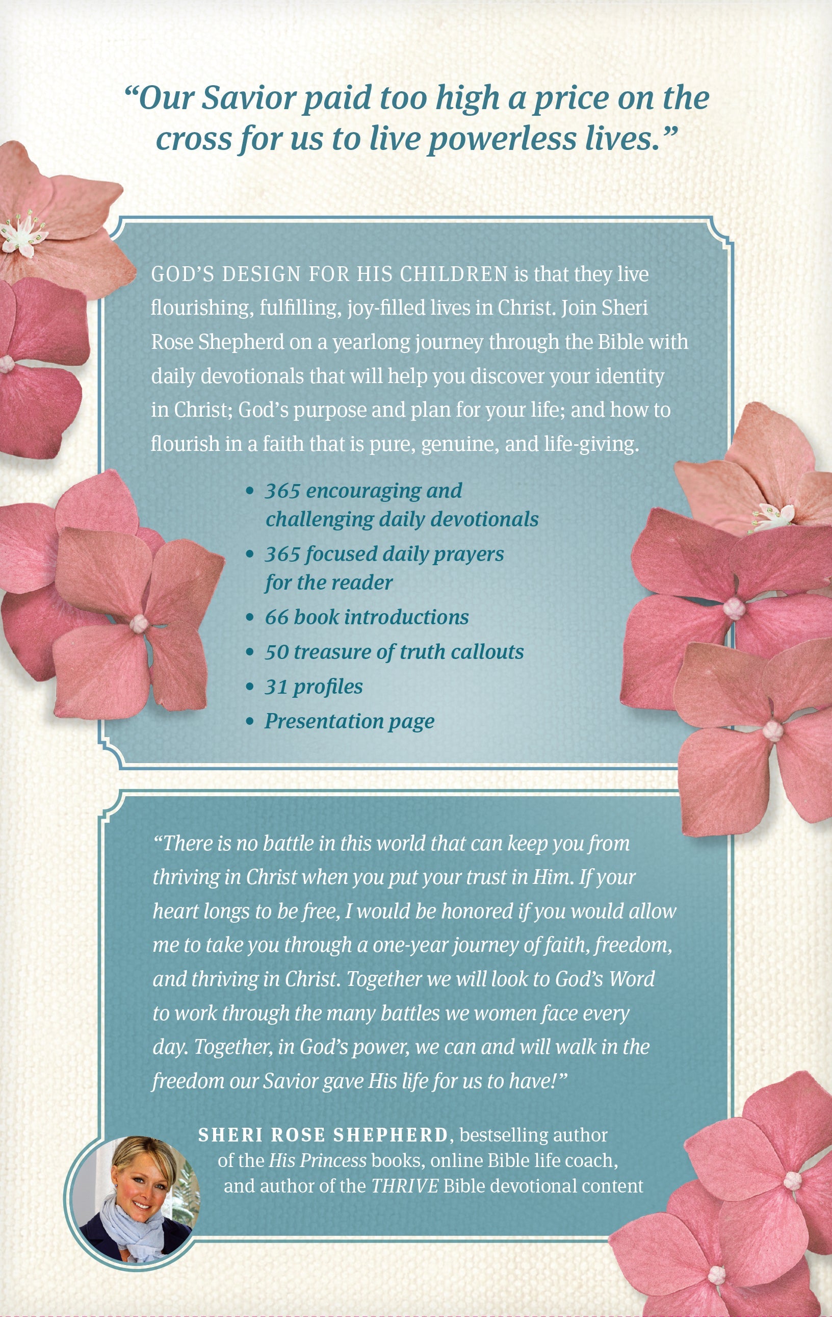 Close-up of the NLT Thrive Devotional Bible for Women Online, a Bible study resource for women.