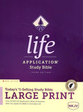 NKJV Life Application Study Bible Large Print Indexed with Red Letter Edition