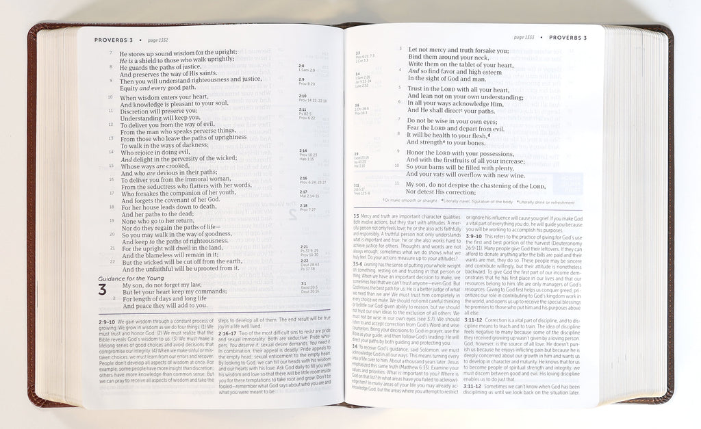 Bible study, NKJV Life Application Study Bible, 3rd Edition, Large Print, Brown/Mahogany, Red Letter edition