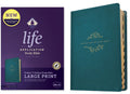 NKJV Life Application Study Bible Large Print Edition with notes and references for in-depth understanding