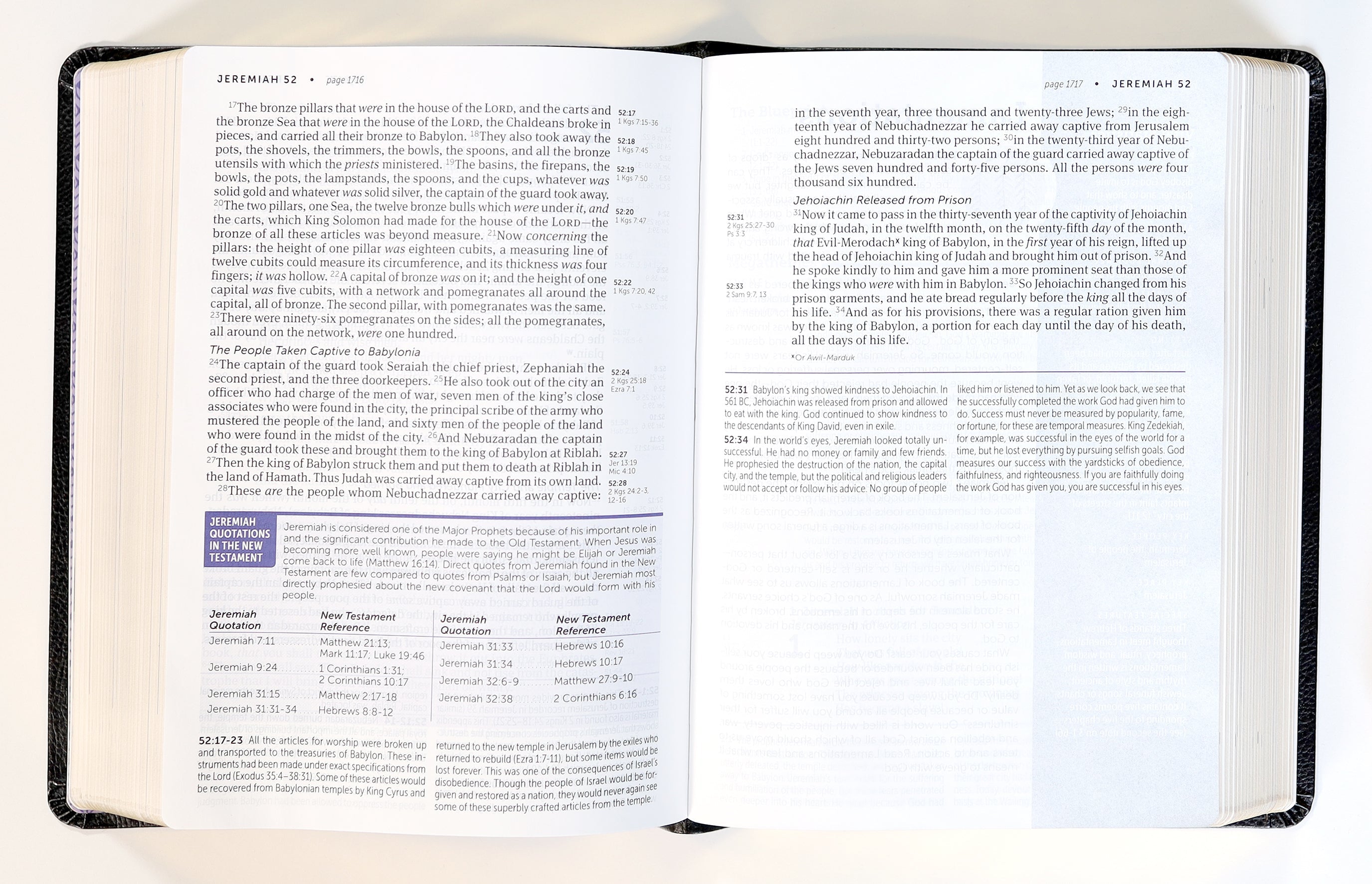 NKJV Life Application Study Bible 3rd Edition Large Print Black Red Letter Bible