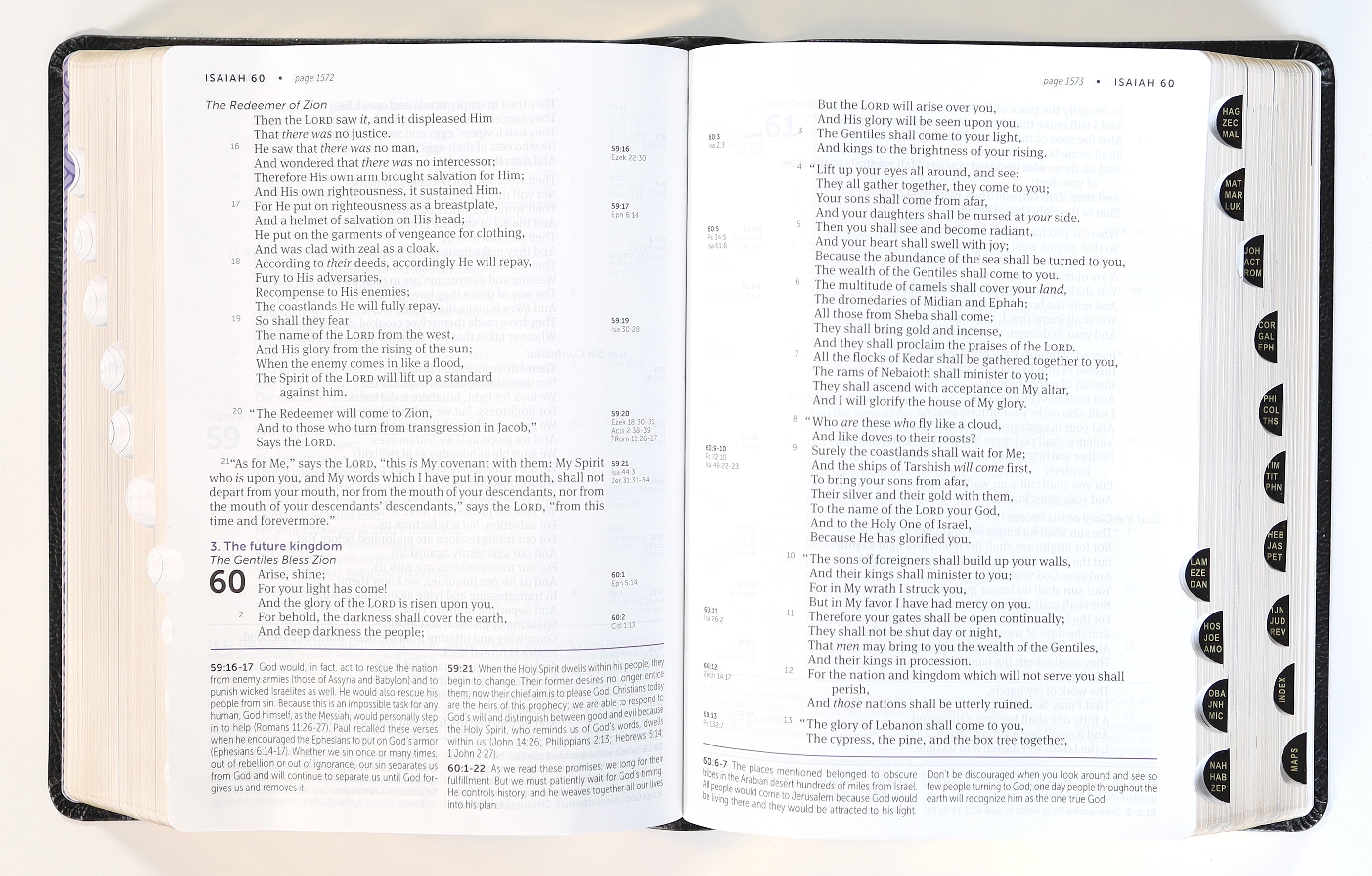 Red Letter NKJV Study Bible Large Print Black Indexed Edition