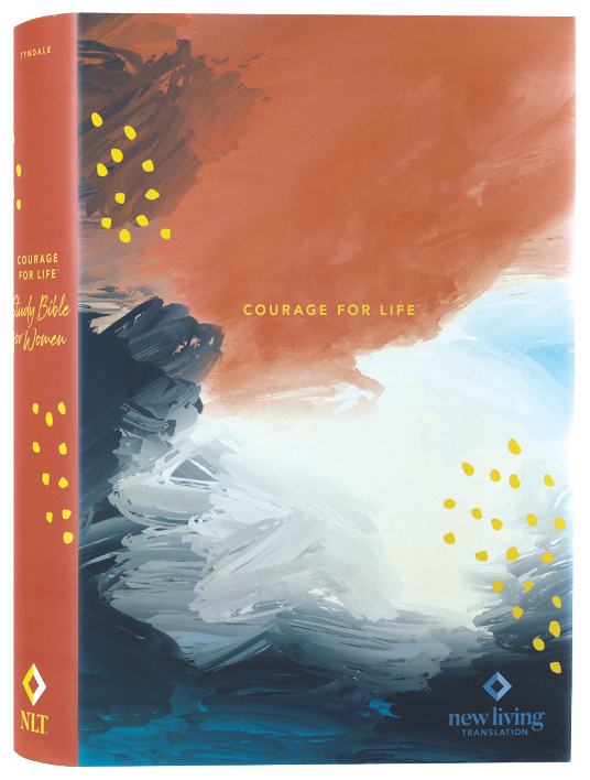 NLT Courage For Life Study Bible for Women Filament-Enabled Edition, a Bible designed for women's spiritual growth.