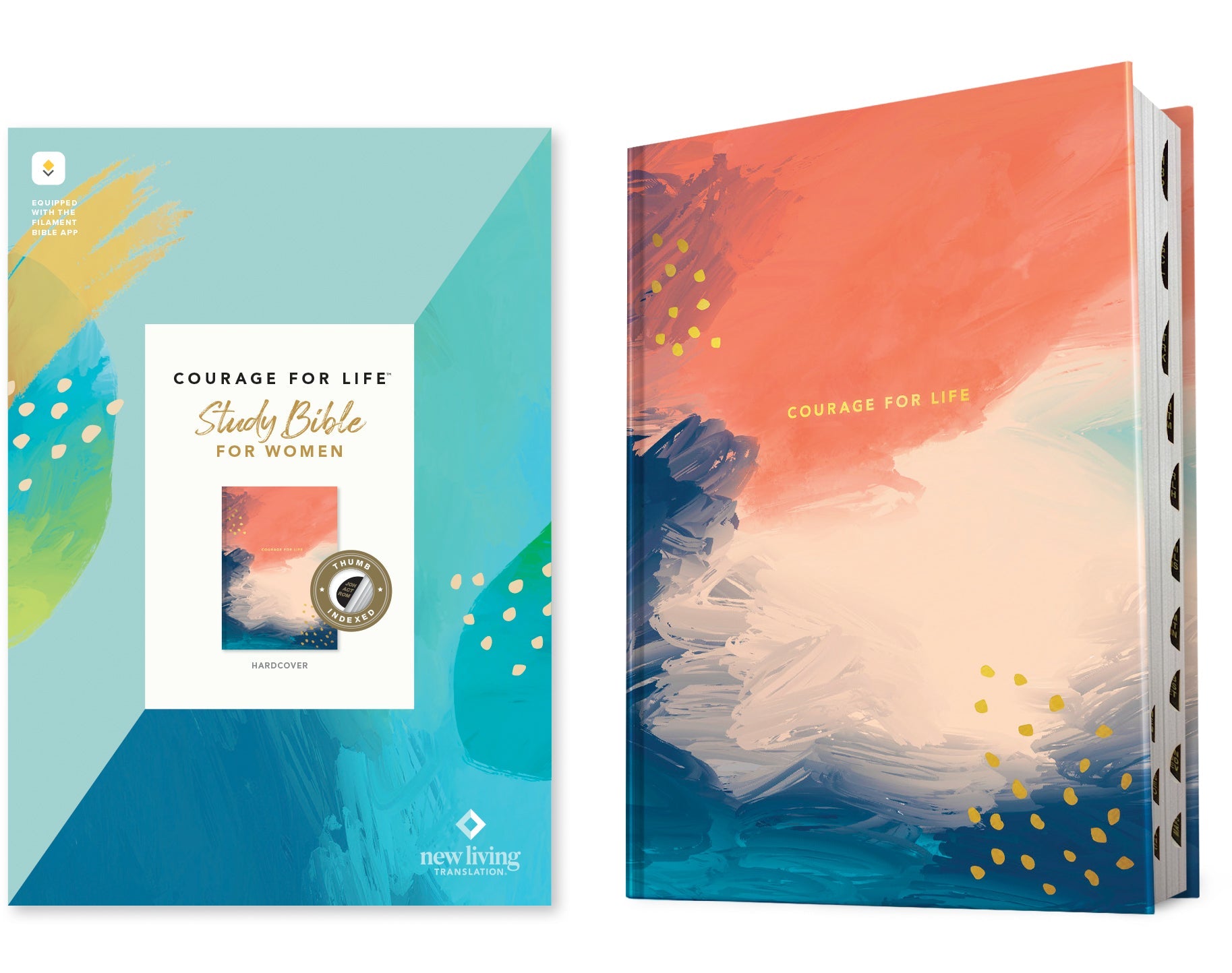 NLT Courage For Life Study Bible For Women Filament-Enabled Edition Indexed