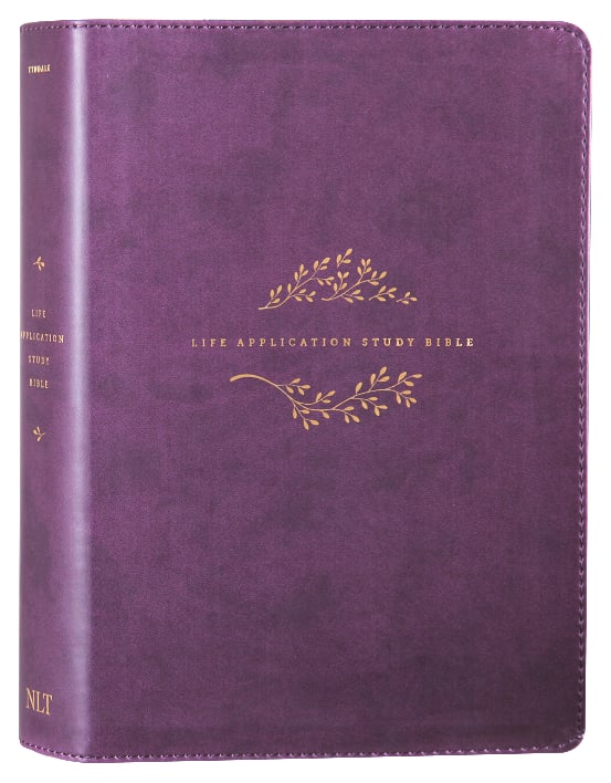 NLT Life Application Study Bible, Purple Red Letter Edition, 3rd Edition