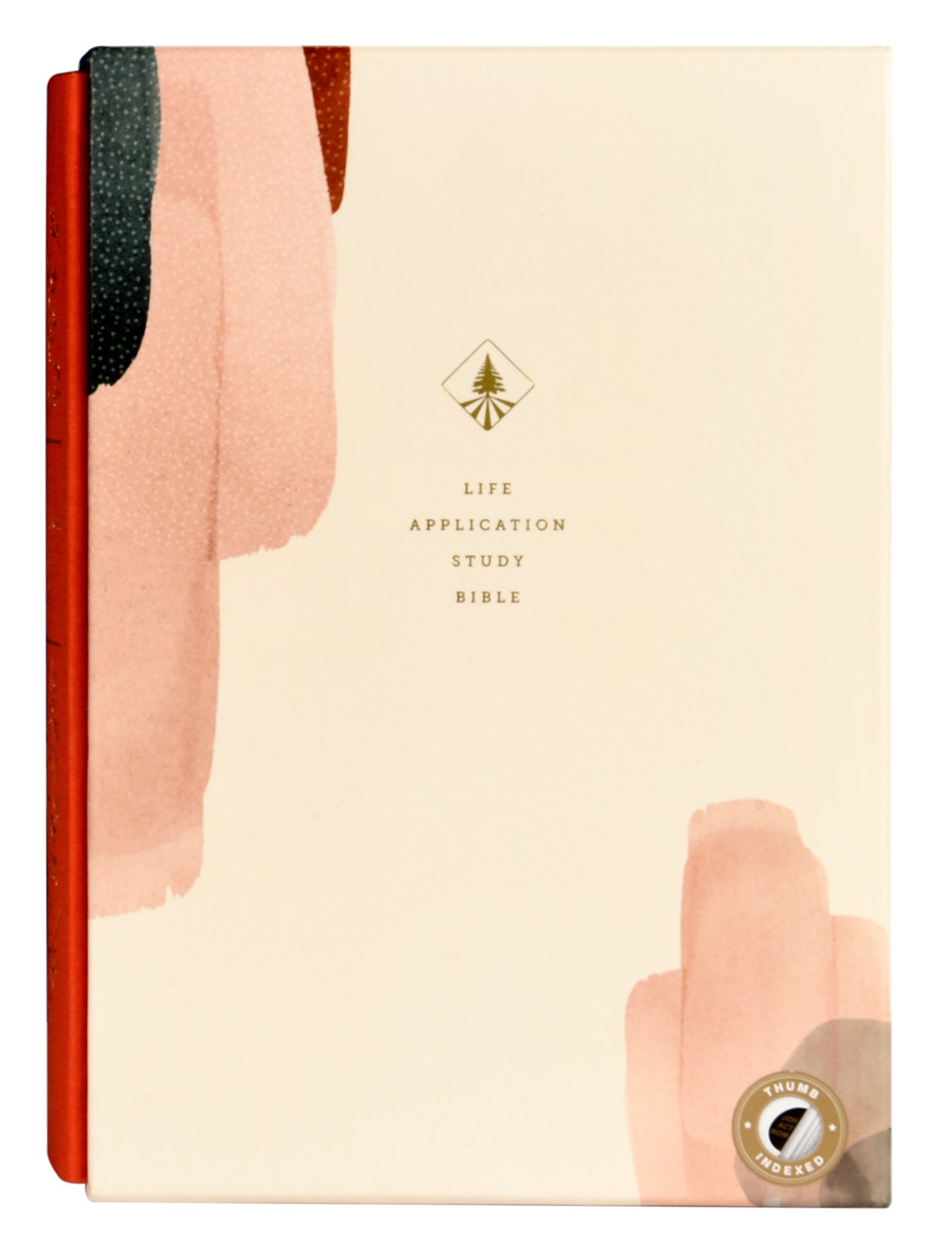 NLT Life Application Study Bible in Red Letter Edition, 3rd Edition, open to a Bible verse