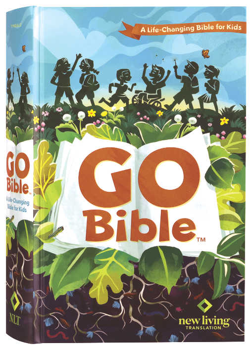 NLT Go Bible for Kids, a children's Bible for learning and exploration.
