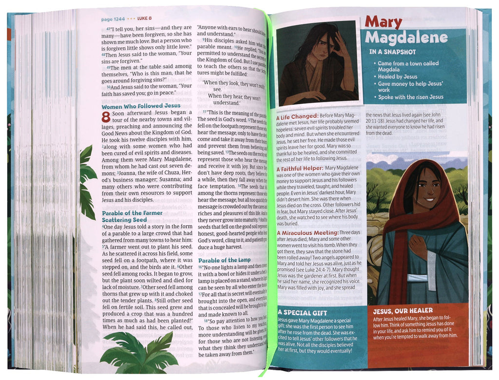 NLT Go Bible for Kids, a children's Bible for reading, learning, and growth.