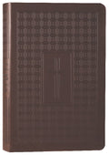 NLT Premium Value Thinline Bible Filament Enabled Edition, dark brown leather cover
