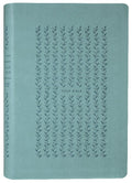 NLT Large Print Thinline Bible with Filament Enabled Eucalyptus Teal Cover
