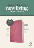 NLT Large Print Thinline Reference Bible Filament Enabled Edition Peony Pink (Red Letter Edition)