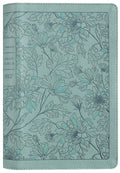 NLT Thinline Reference Bible with Filament Enabled Technology and Red Letter Edition, Floral Leaf Teal Cover