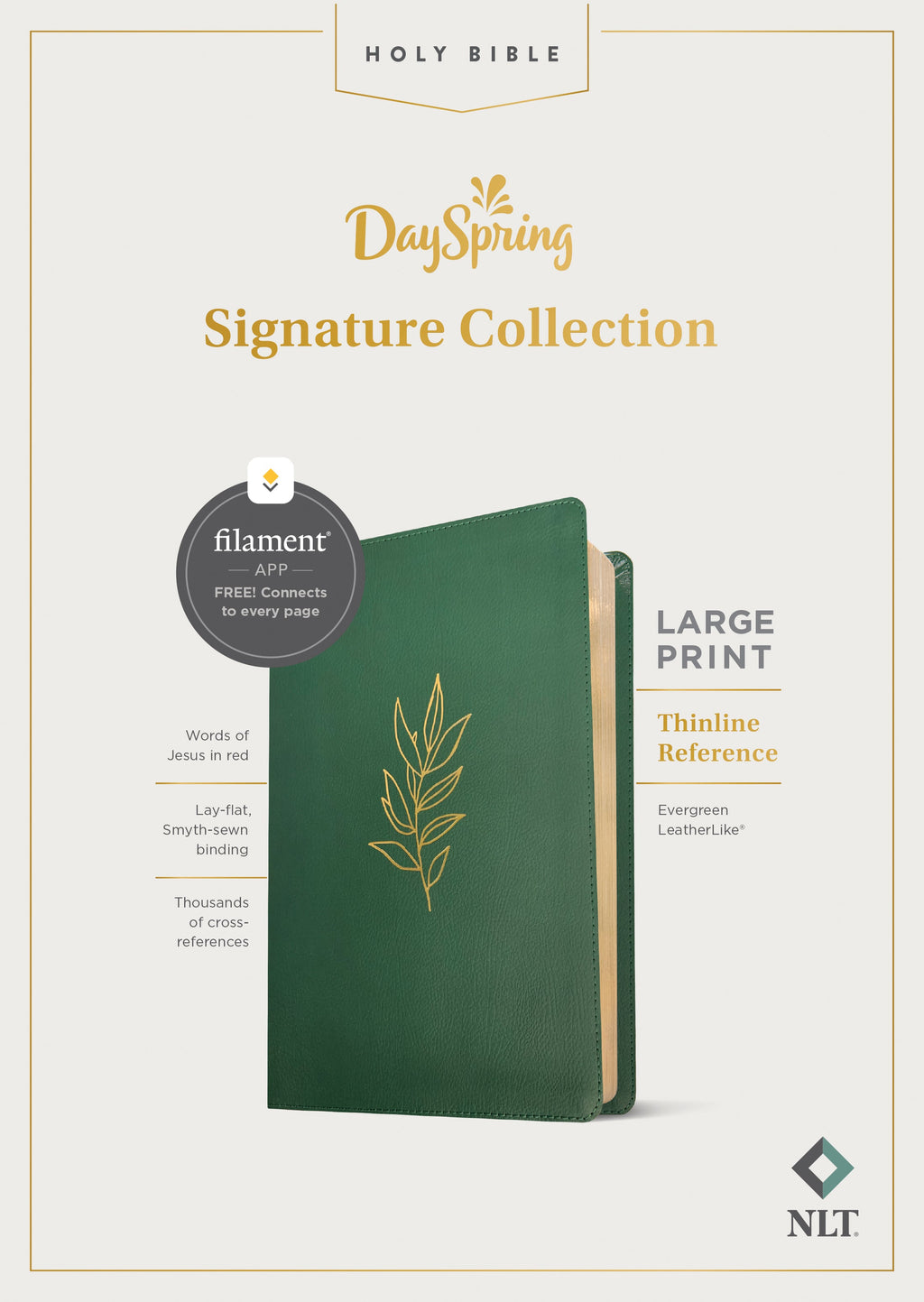 Thinline Large Print Reference Bible with Filament Enabled Edition and Red Letter