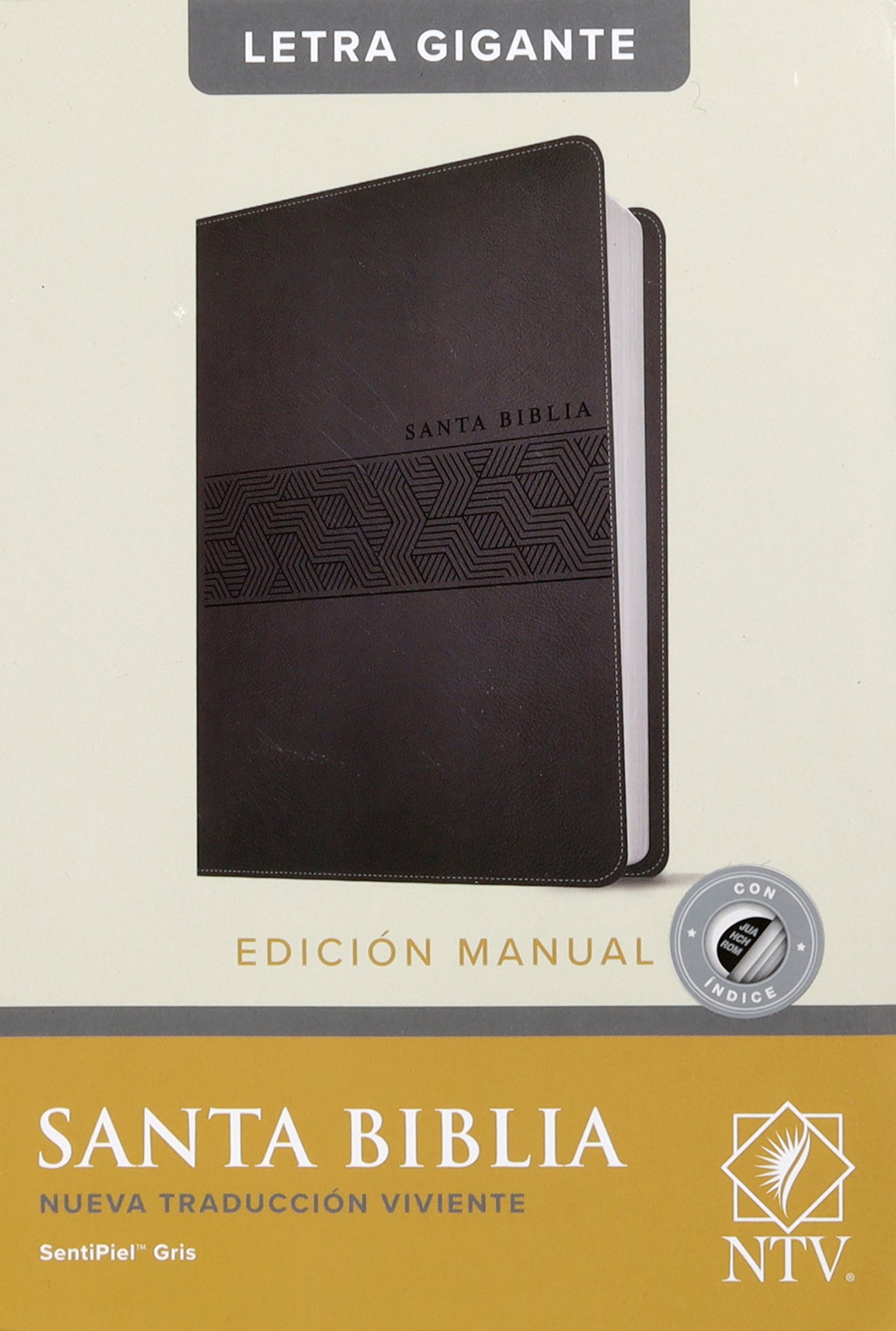 Spanish Giant Print Bible with Red Letter Edition and Index