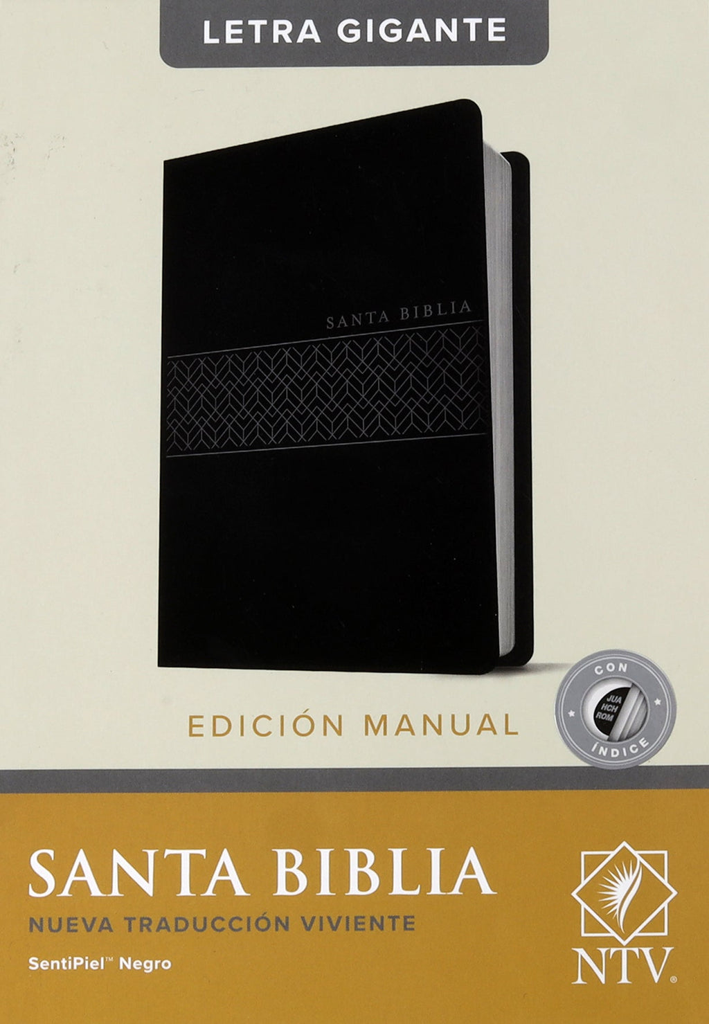 NIV Spanish Bible Red Letter Edition Manual Letter Gigante Negro