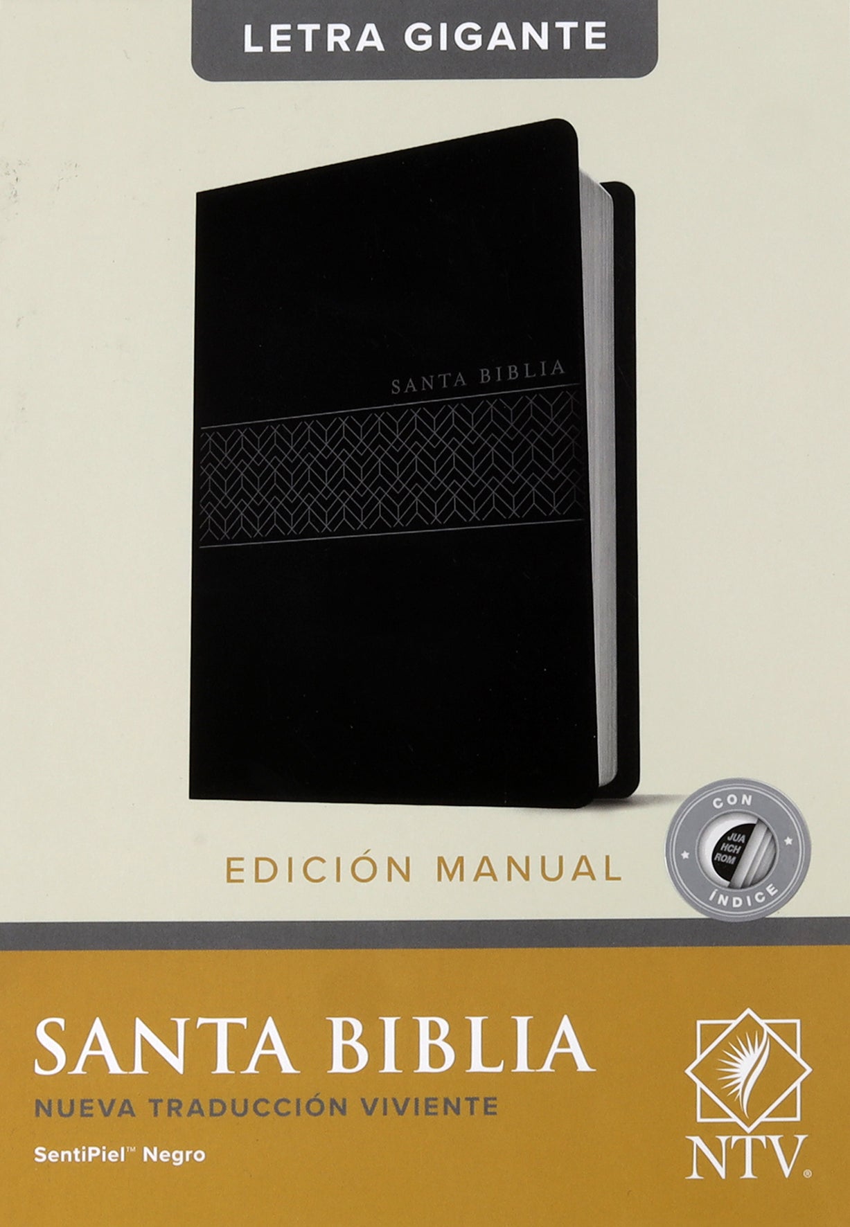NIV Spanish Bible Red Letter Edition Manual Letter Gigante Negro