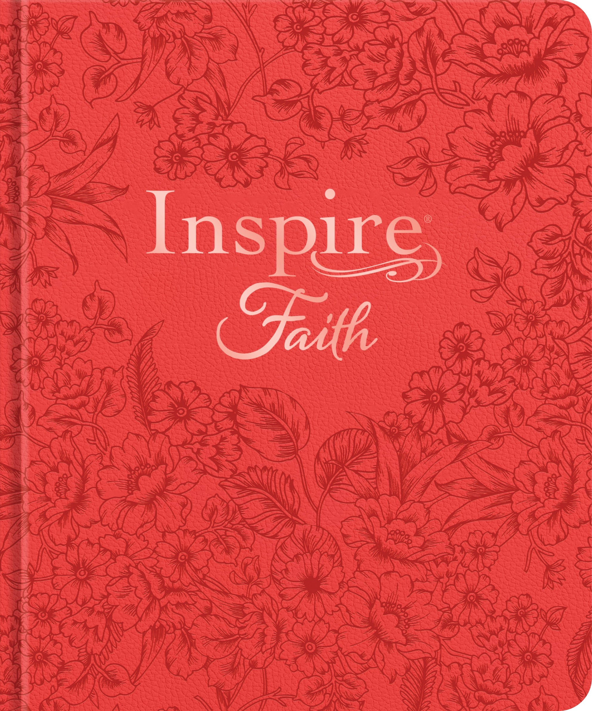 NLT Inspire Faith Bible Filament Enabled Edition Coral Blooms pages