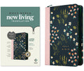 NLT Large Print Thinline Reference Zipper Bible Filament Enabled Edition Meadow Navy/Pink Indexed (Red Letter Edition)