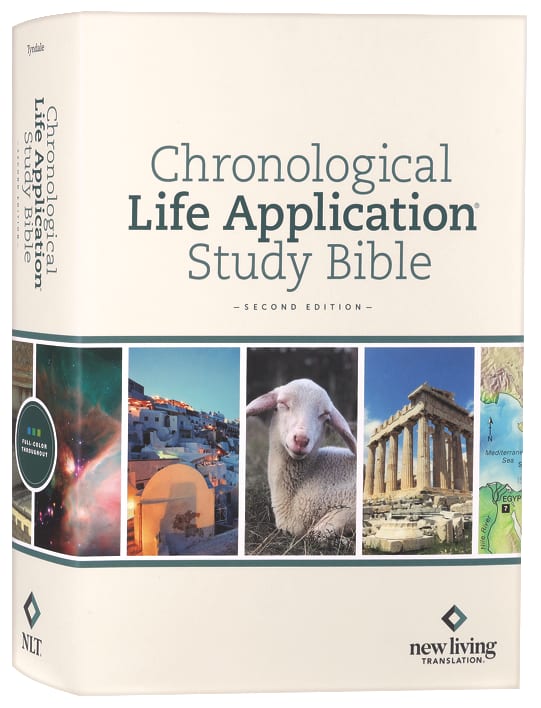 NLT Chronological Life Application Study Bible, 2nd Edition, a comprehensive Bible study resource