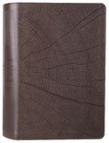 NLT Chronological Life Application Study Bible Heritage Oak Brown Edition