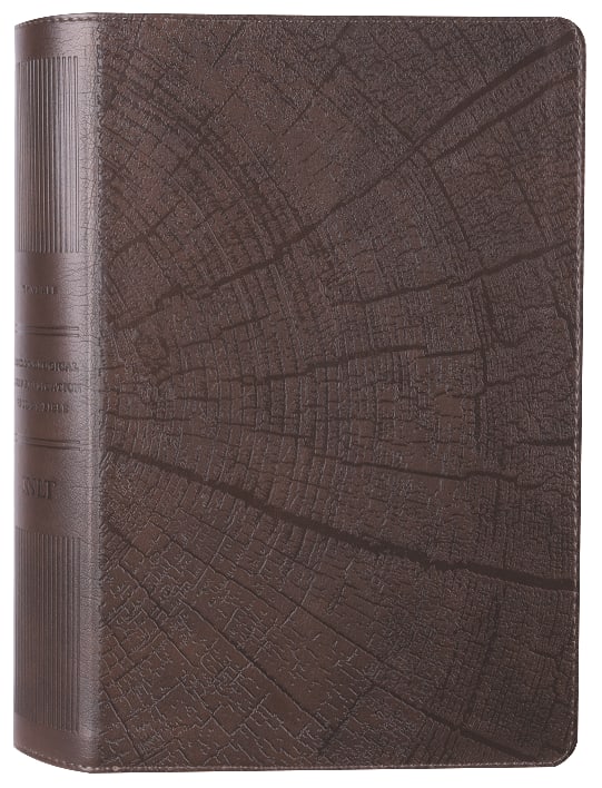 NLT Chronological Life Application Study Bible Heritage Oak Brown Edition
