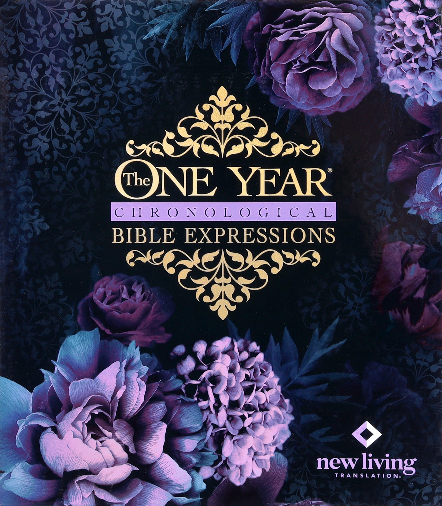 NLT One Year Chronological Bible Expressions Imperial Purple