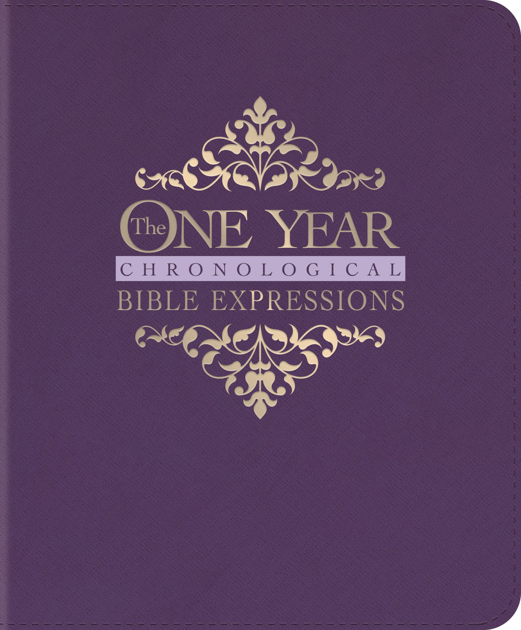 NLT One Year Chronological Bible Expressions Imperial Purple Journal