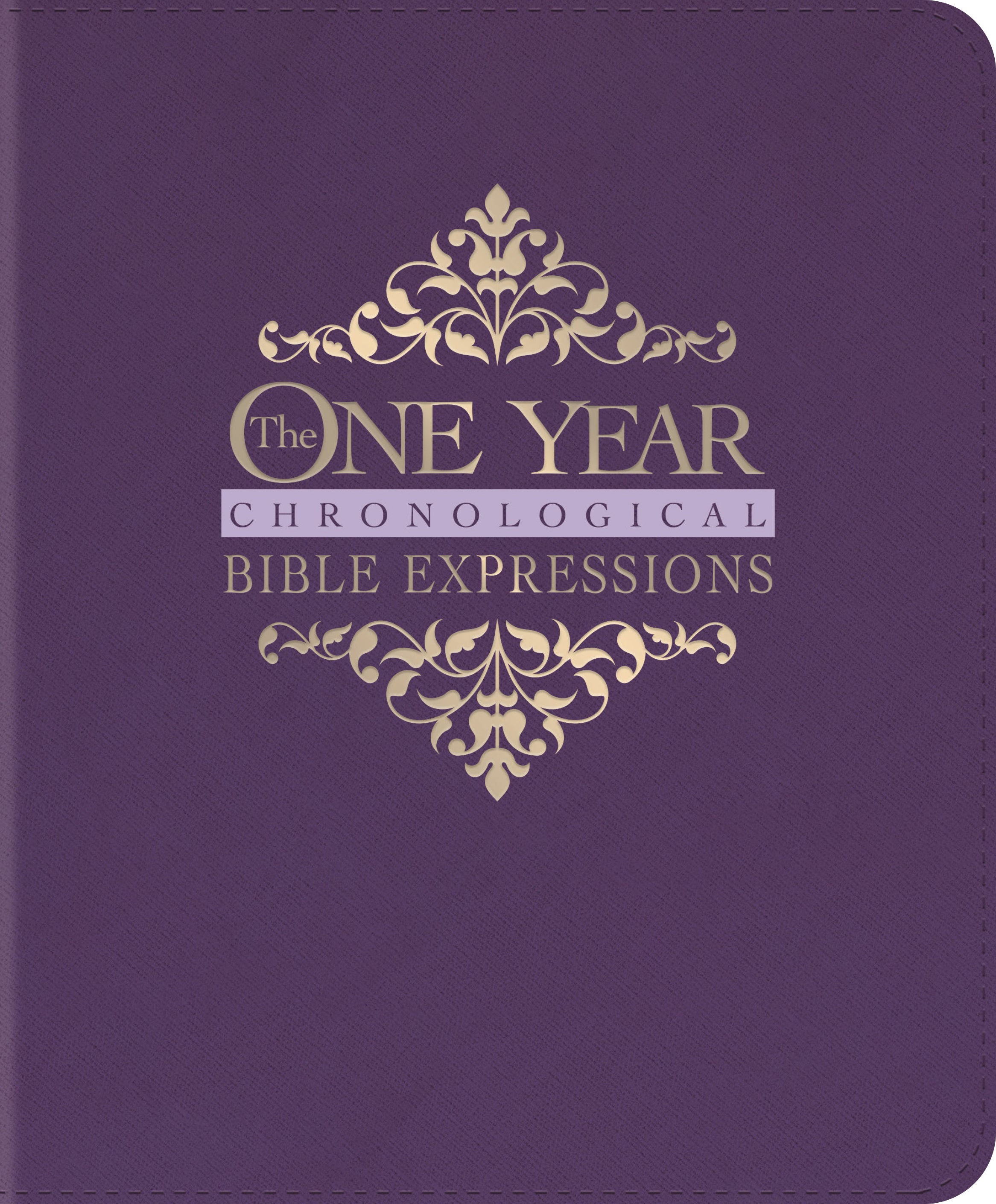 NLT One Year Chronological Bible Expressions Imperial Purple Journal