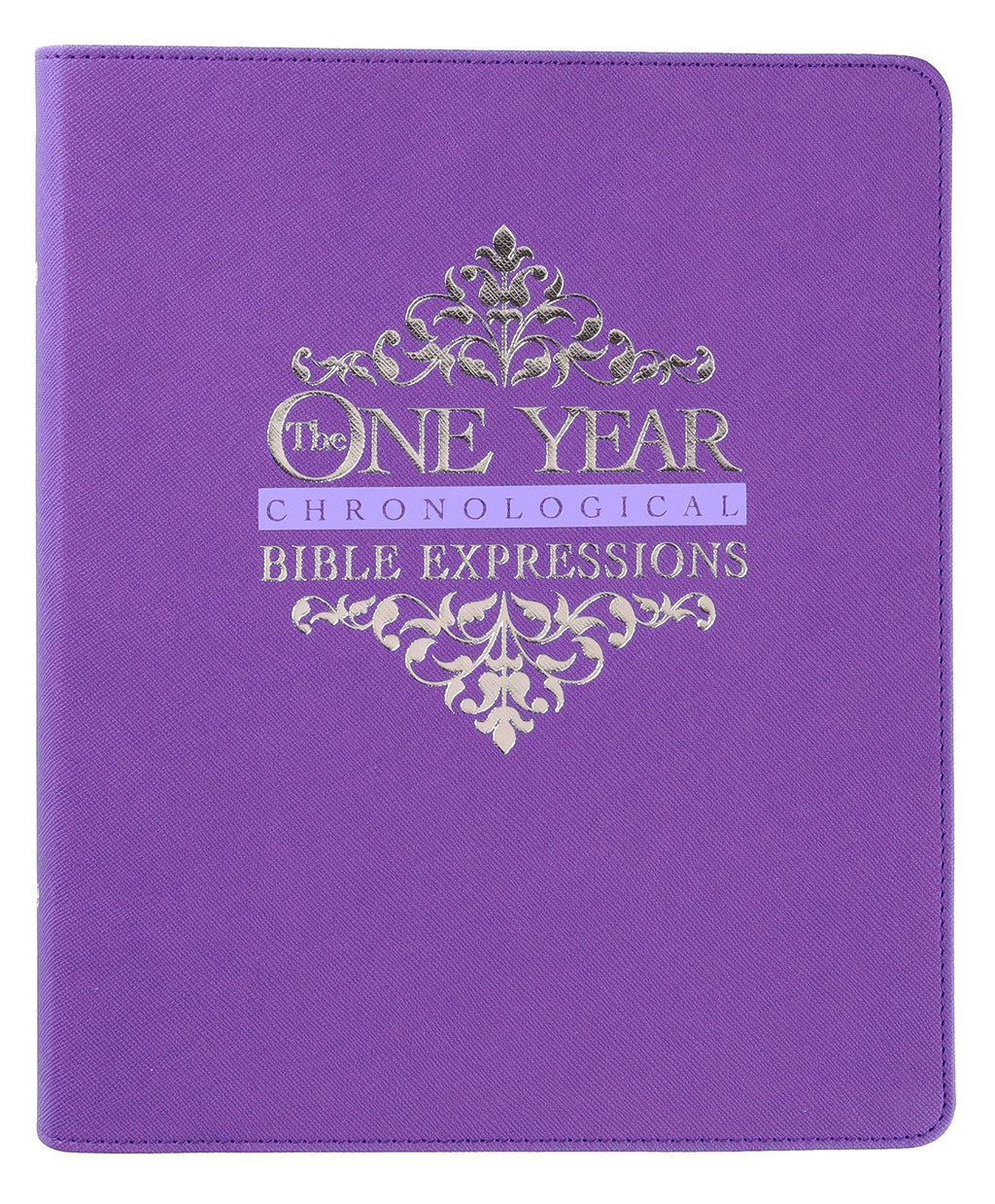 NLT One Year Chronological Bible Expressions Imperial Purple