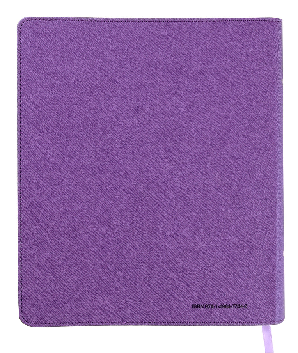Imperial Purple NLT One Year Chronological Bible for daily reading