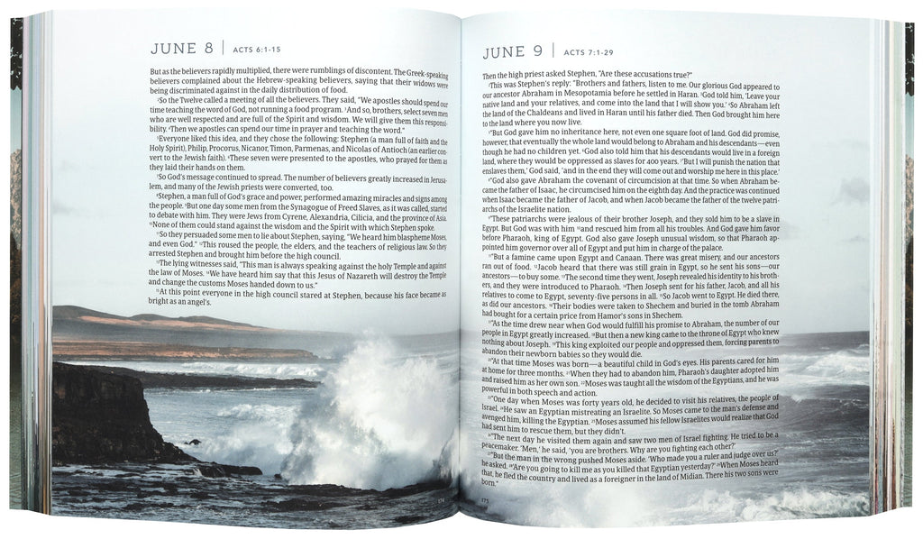 NLT One Year Bible New Testament, a trusted translation for reading and reflection.