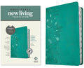 NLT Thinline Reference Bible with Filament-Enabled Technology and Center-Column Indexed Layout in Rich Teal with Red Letter E