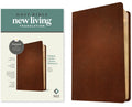 Brown NLT Thinline Reference Bible with Red Letter Edition and filament-enabled design.