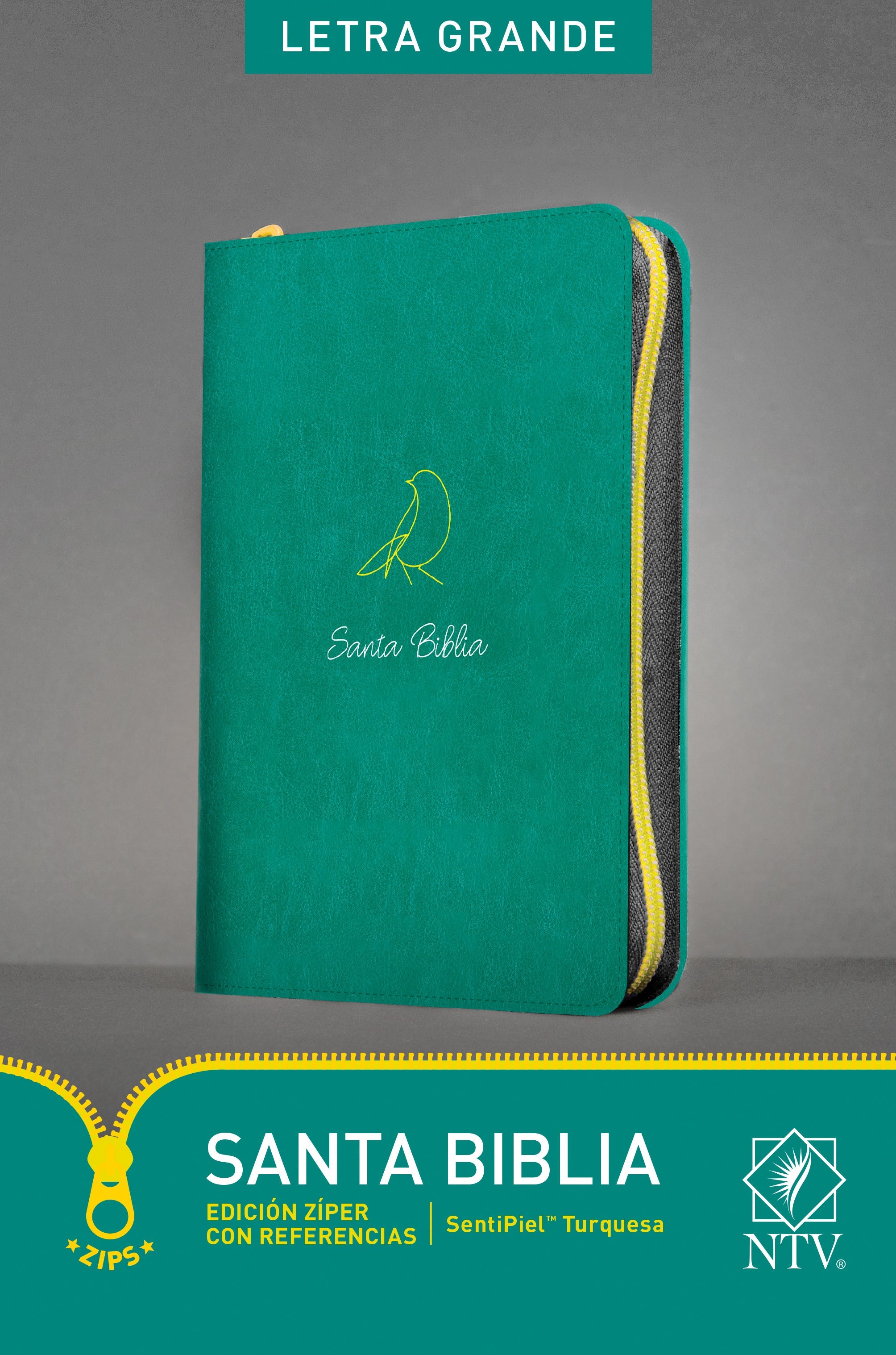Santa Biblia Edicion Ziper con Referencias, Letra Grande (Red Letter Edition)