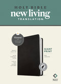 Giant Print NLT Bible with Filament-Enabled Edition, Black LeatherLike cover, Indexed, Red Letter