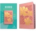 NLT Kids Bible, Thinline Reference Edition, Tropical Flowers Dusty Pink, Red Letter Edition