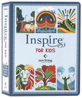 NLT Inspire Bible for Kids, a fun and interactive scripture book designed for kids.