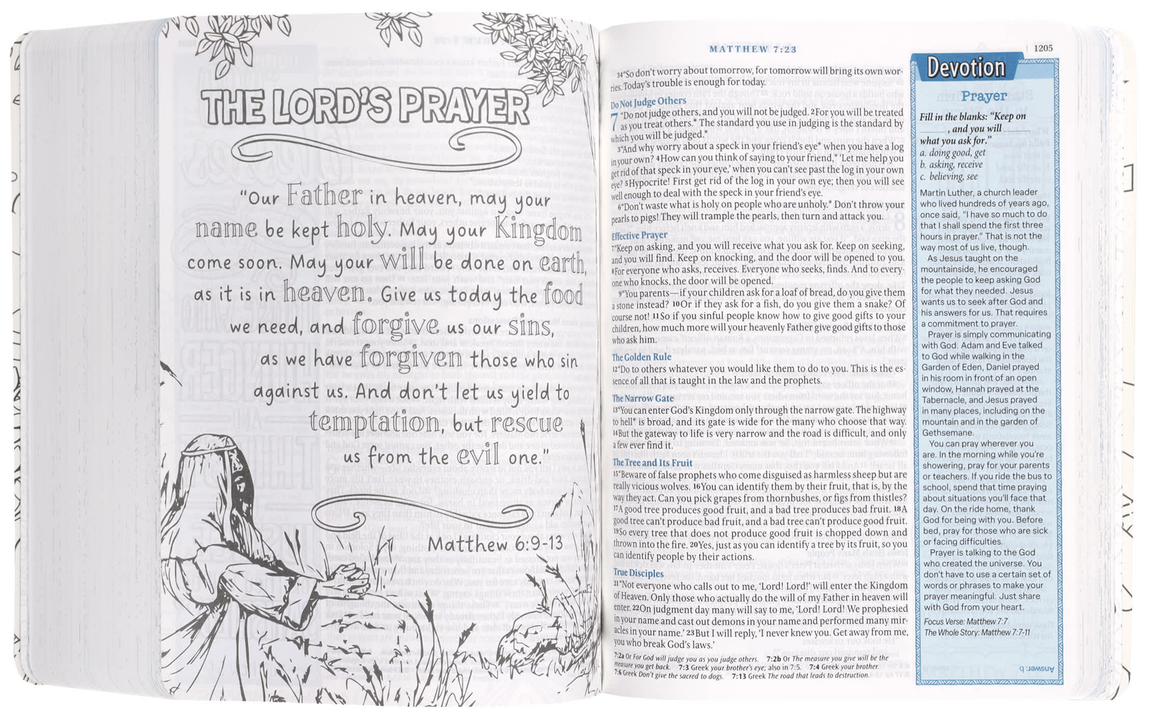 The cover of the NLT Inspire Bible for Kids, highlighting its unique and creative approach to Bible stories.