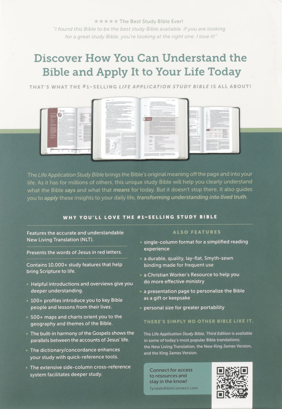 Personalize your study with the NLT Life Application Study Bible, Third Edition, in a compact red letter edition