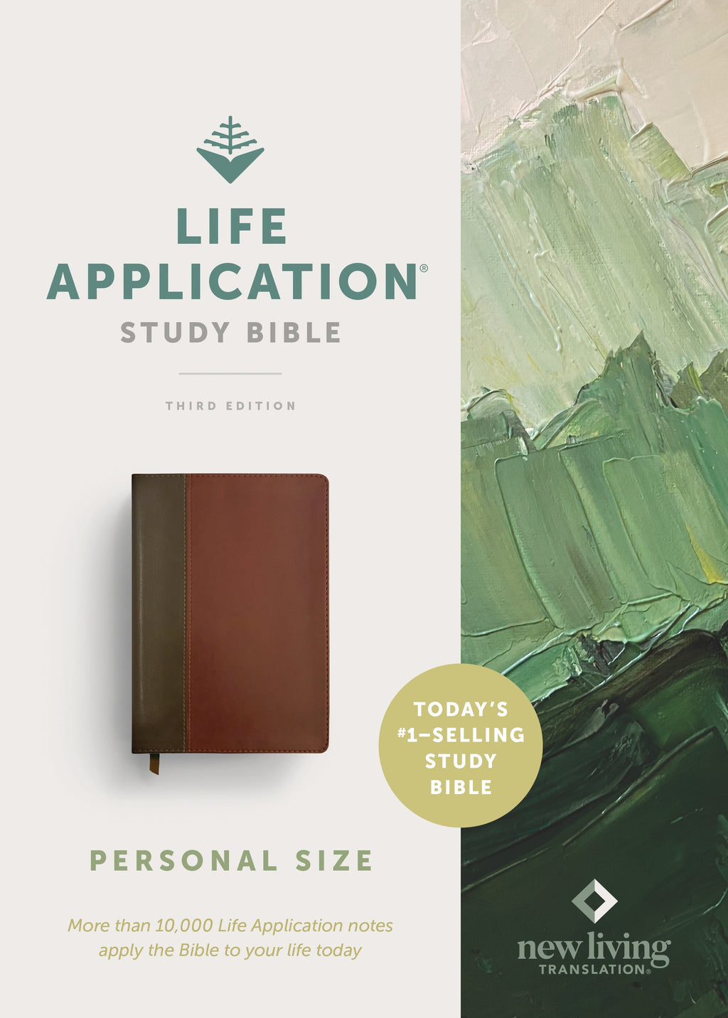 NLT Life Application Study Bible, Personal Size, Red Letter Edition, Mahogany Leather