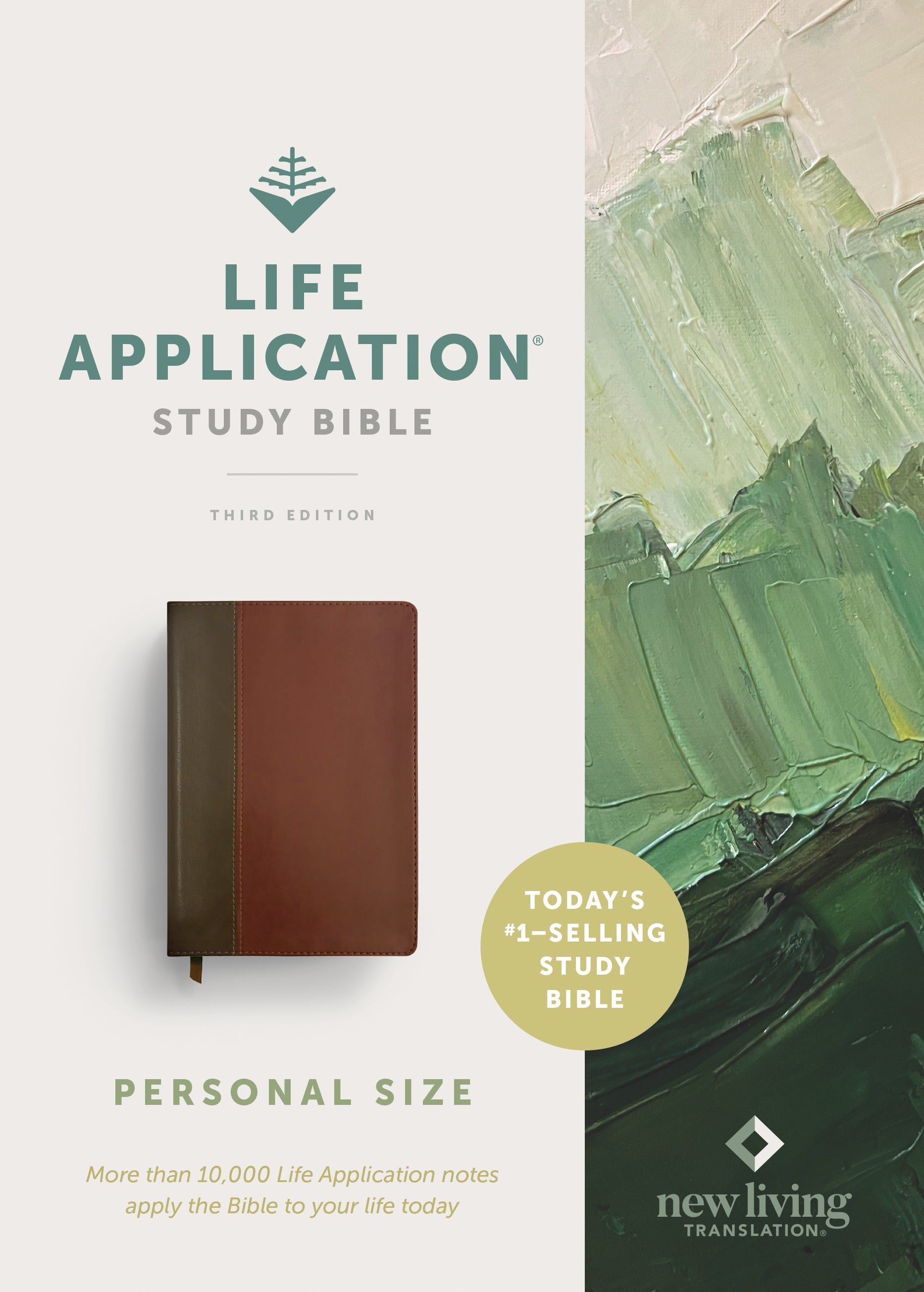 NLT Life Application Study Bible, Personal Size, Red Letter Edition, Mahogany Leather