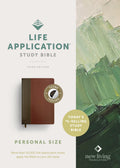 NLT Life Application Study Bible Third Edition Personal Size Mahogany (Red Letter Edition)